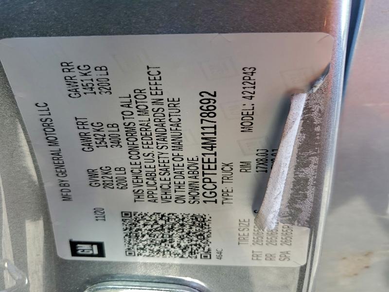 2021 CHEVROLET COLORADO Z #3310572049