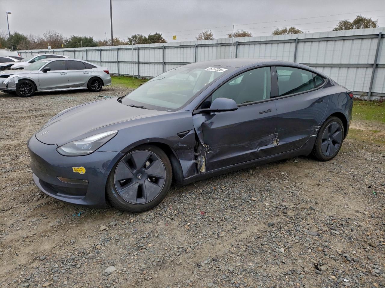 Lot #3309486671 2022 TESLA MODEL 3