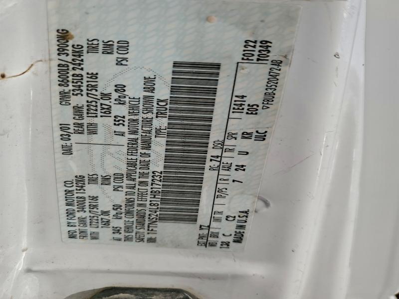 2001 FORD ECONOLINE #3308287152