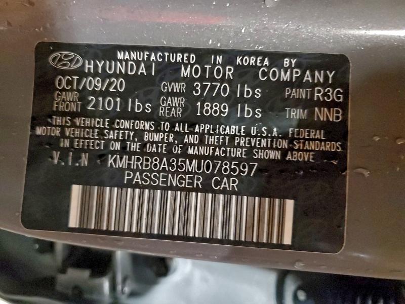 2021 HYUNDAI VENUE SE #3315937139