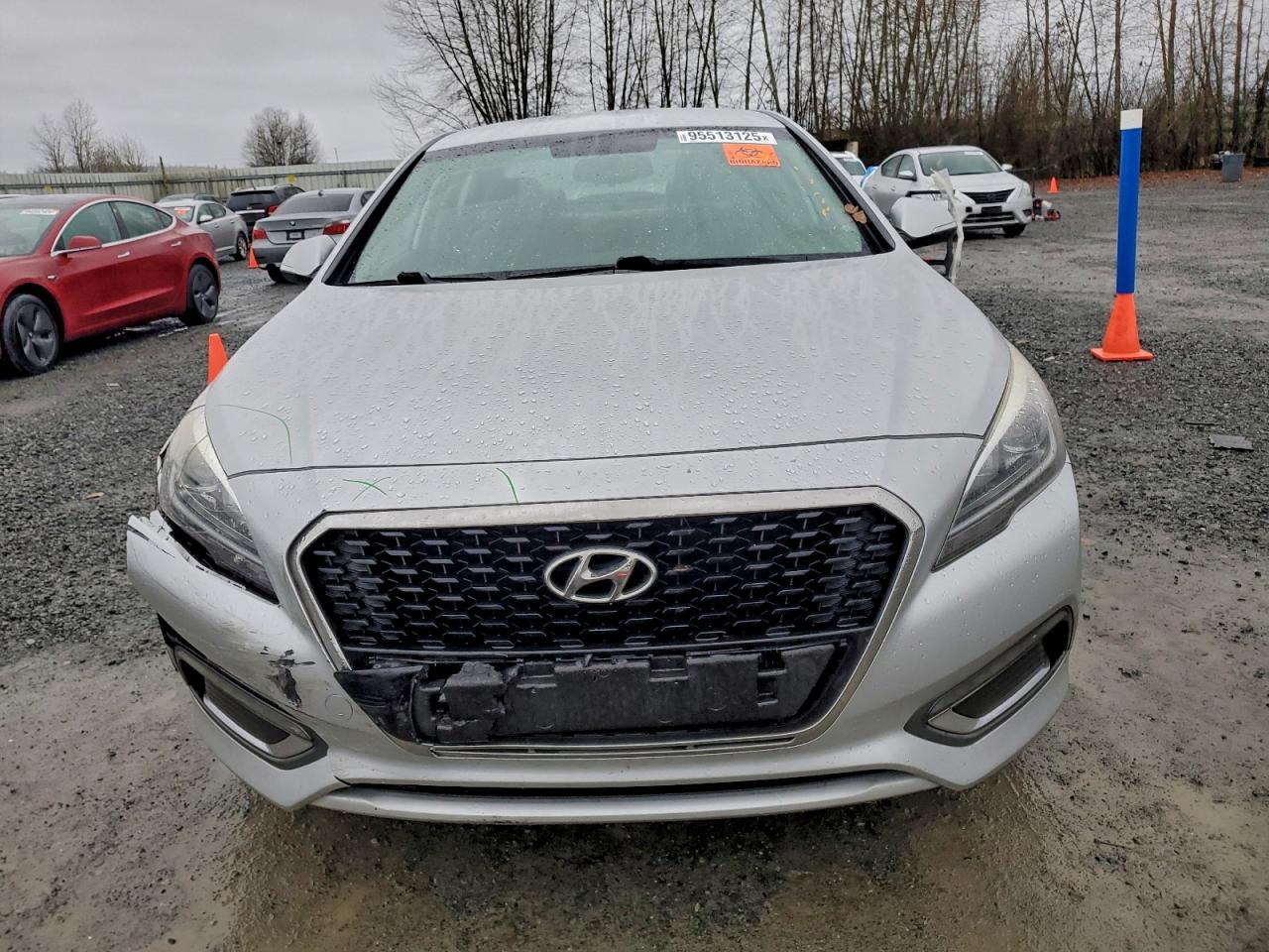Lot #3317061038 2017 HYUNDAI SONATA HYB