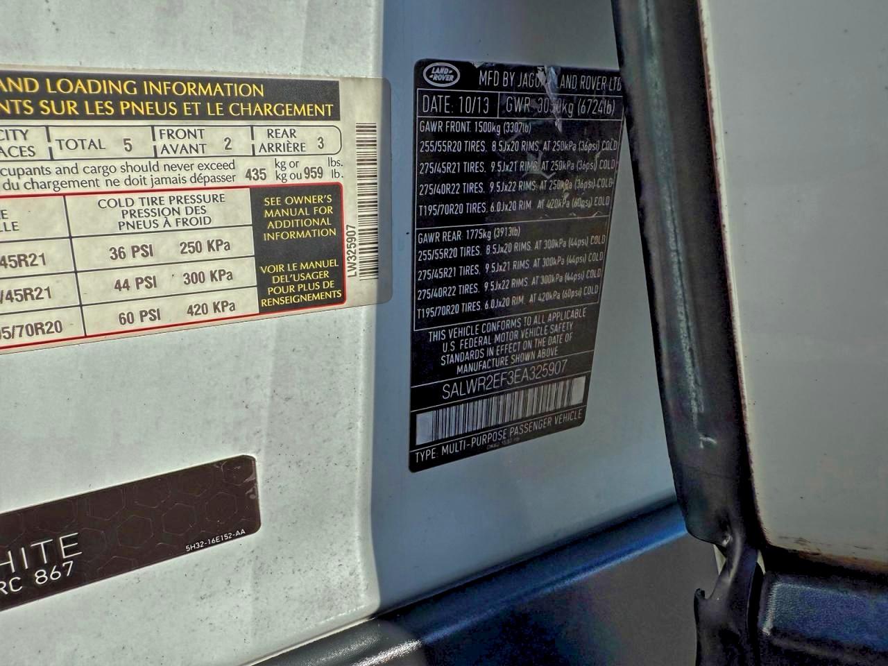 LAND ROVER RANGE ROVER SC