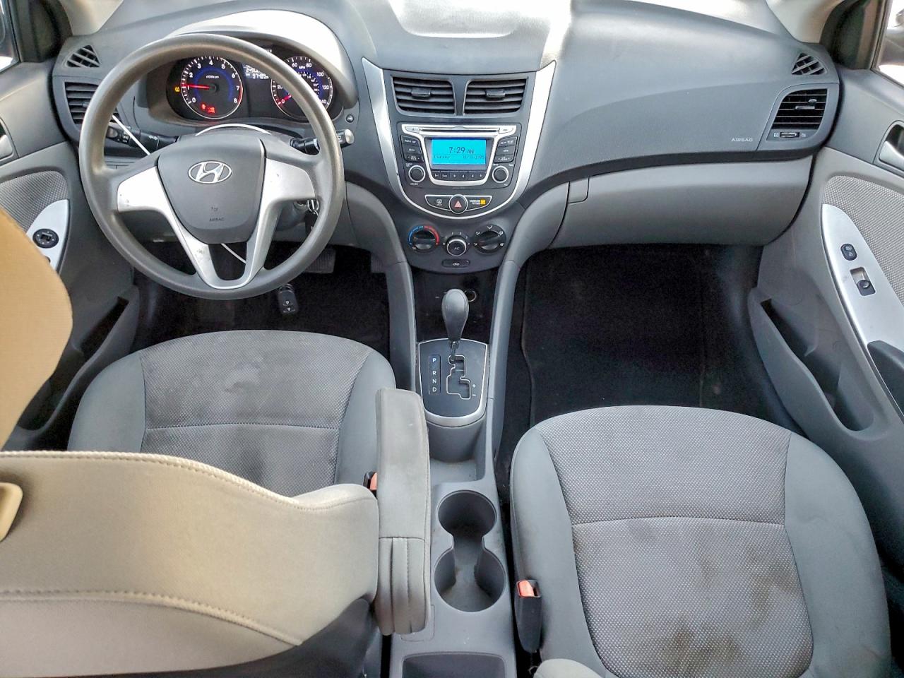 Lot #3312309777 2014 HYUNDAI ACCENT GLS