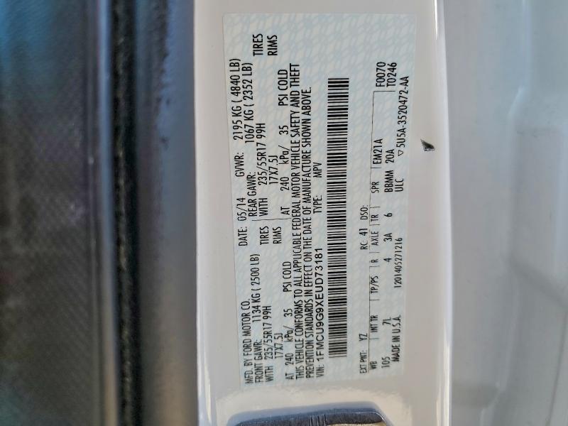 2014 FORD ESCAPE SE #3304512443