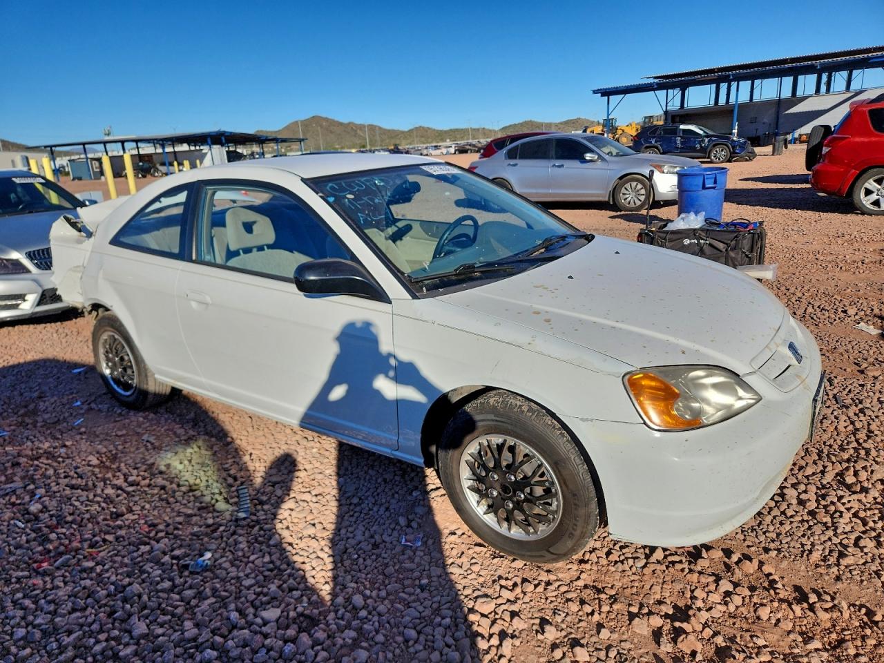 Lot #3316842719 2002 HONDA CIVIC LX