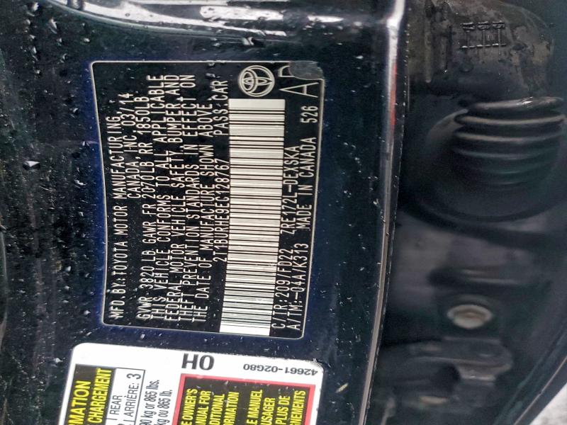 2014 TOYOTA COROLLA L #3302794918