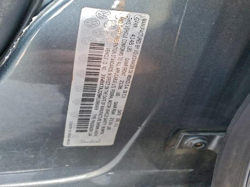 2011 VOLKSWAGEN JETTA SE #3310481103