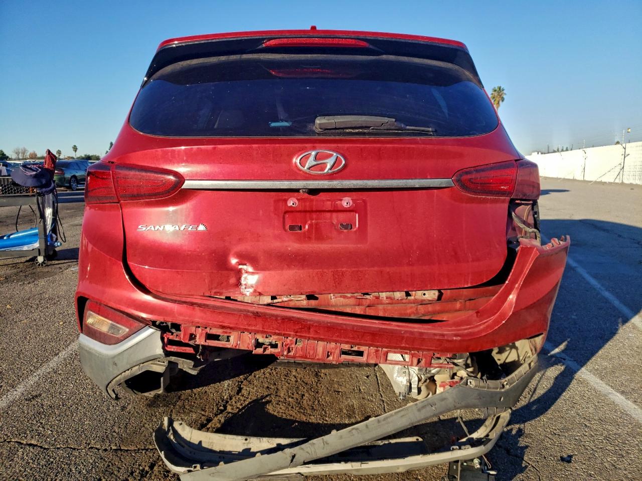 Lot #3311476244 2020 HYUNDAI SANTA FE S