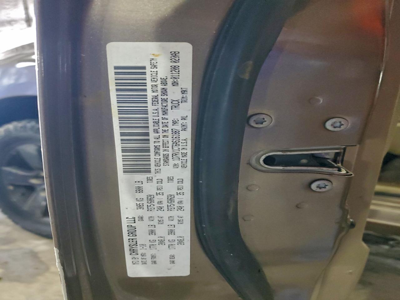 Lot #3315956112 2010 DODGE RAM 1500