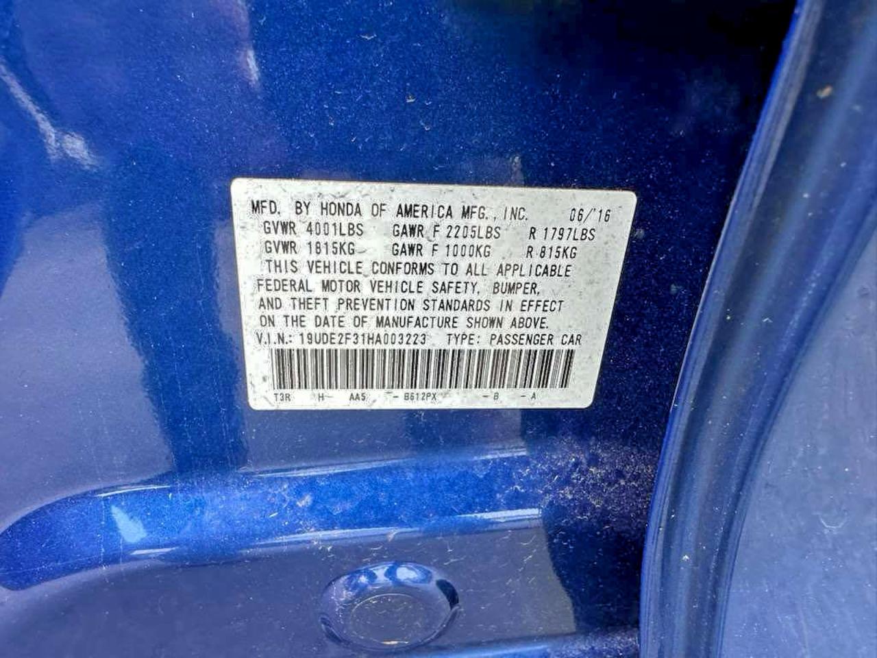 ACURA ILX BASE WATCH PLUS