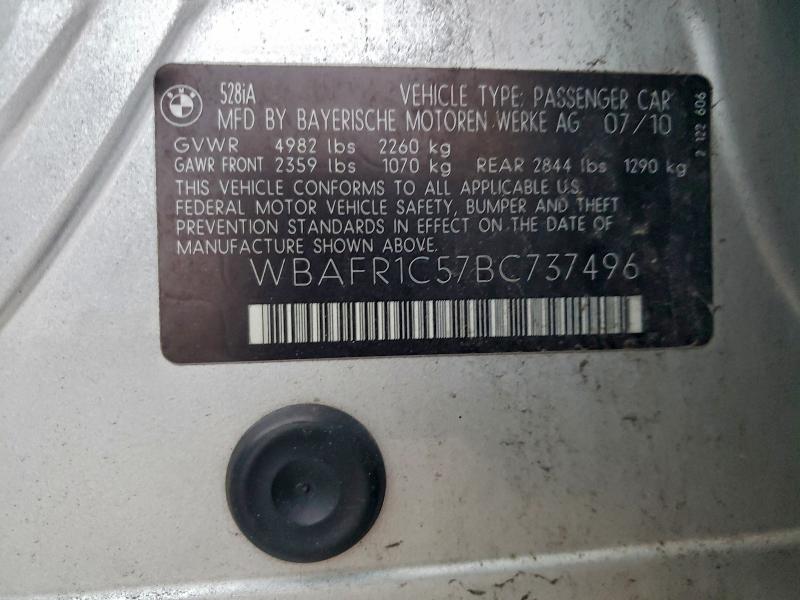 2011 BMW 528 I #3318875002