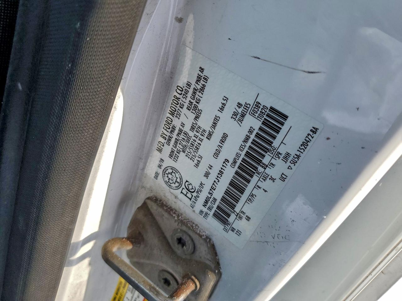 FORD TRANSIT CONNECT XL