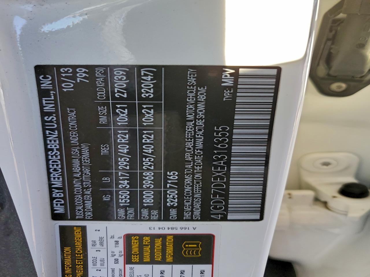 MERCEDES-BENZ GL-CLASS 550 4MATIC