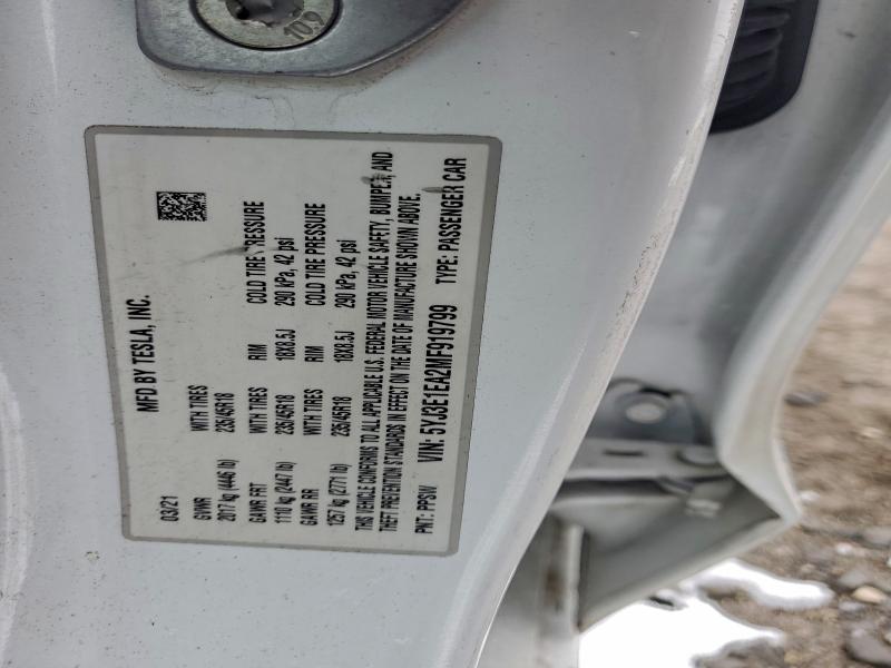 2021 TESLA MODEL 3 #3309465582