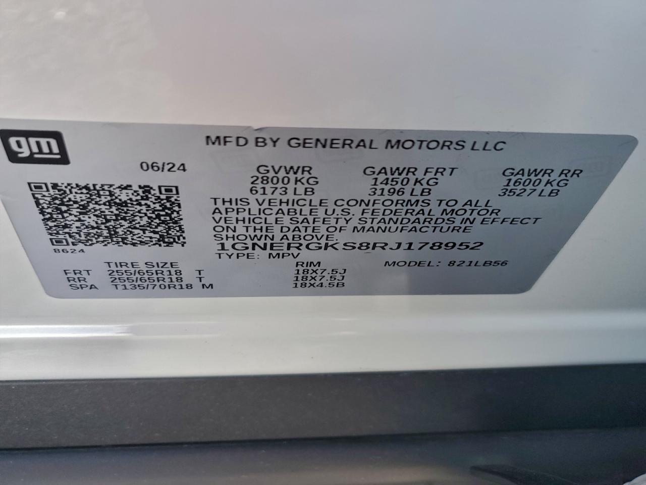 CHEVROLET TRAVERSE LT