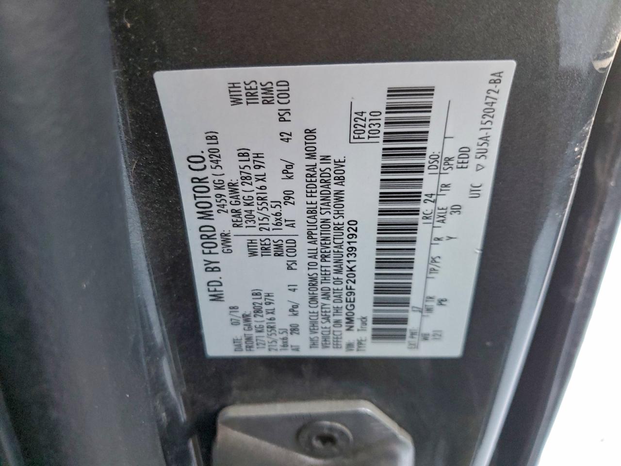 FORD TRANSIT CONNECT XLT