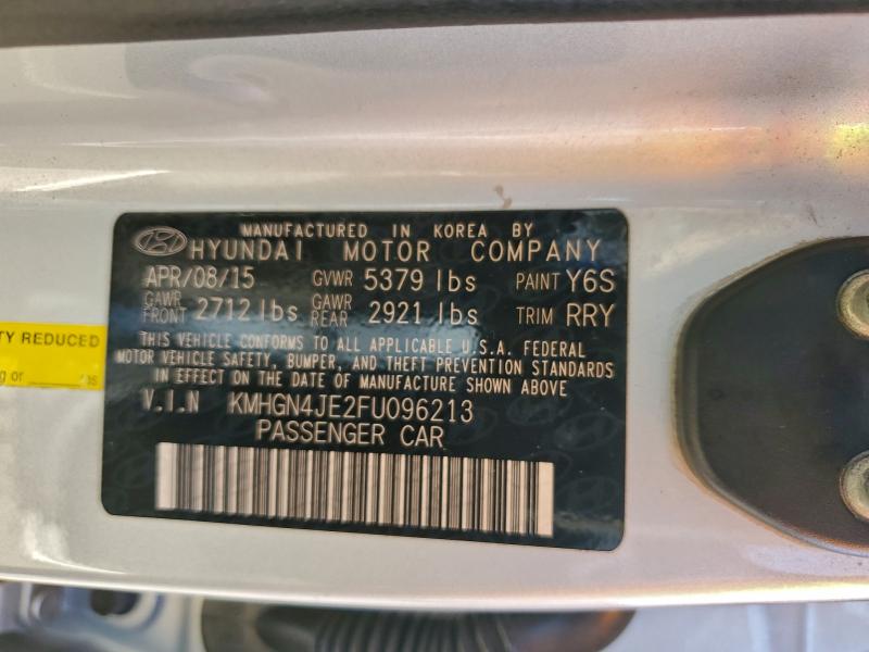 2015 HYUNDAI GENESIS 3. #3317806073