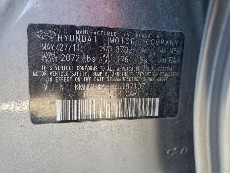 2012 HYUNDAI ELANTRA GL #3303812428