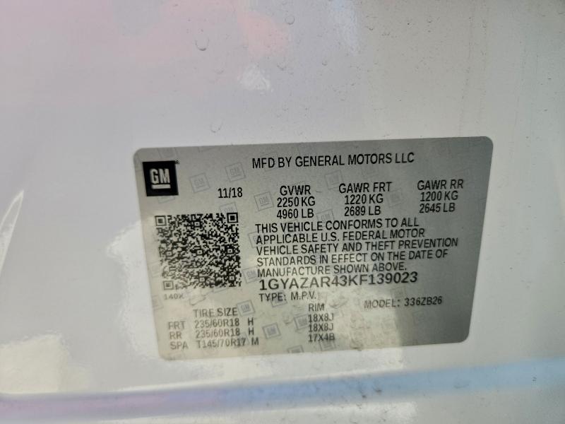 2019 CADILLAC XT4 LUXURY #3303939739