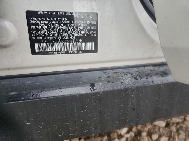 2011 SUBARU FORESTER 2 #3306552122