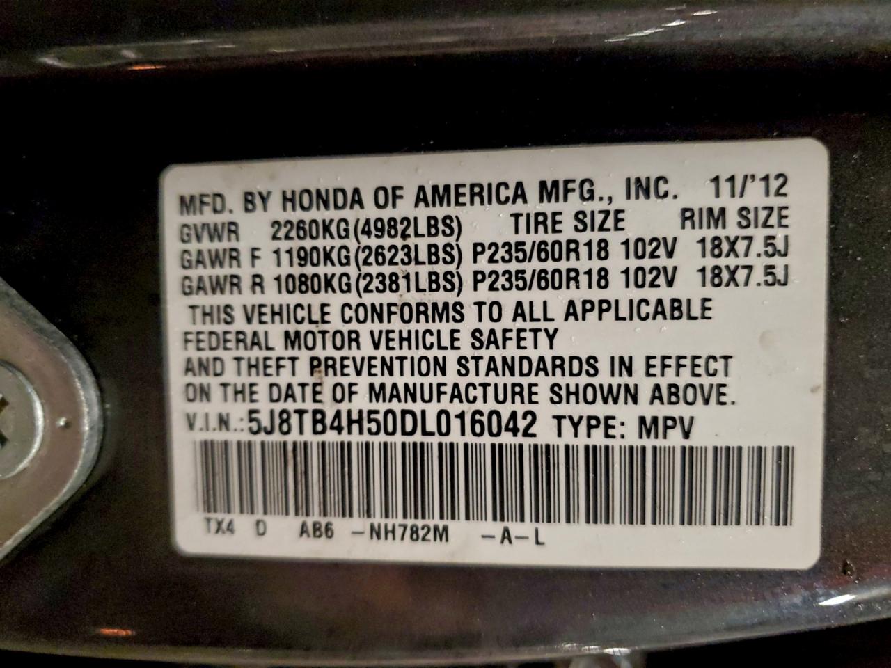 ACURA RDX TECHNOLOGY