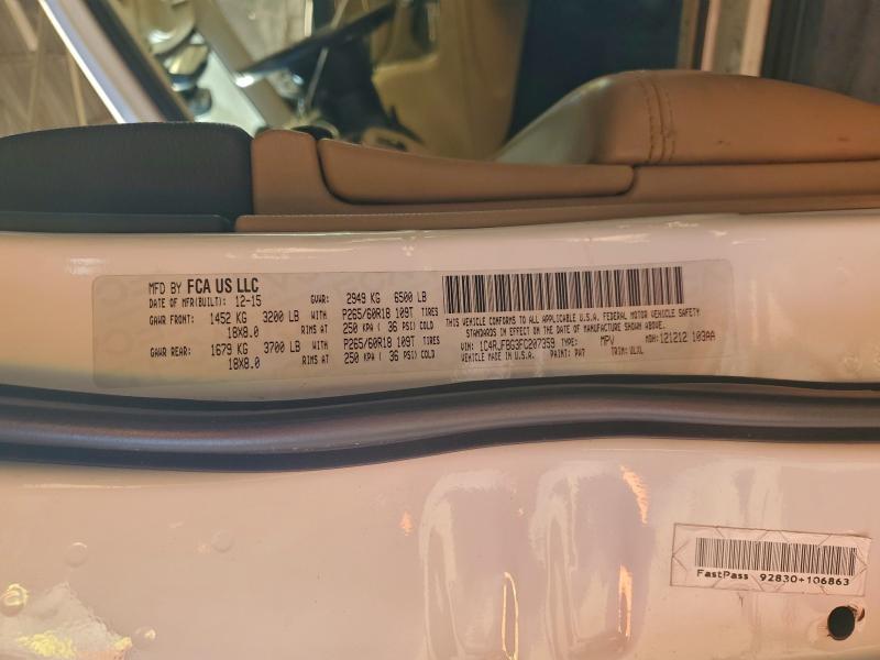 2015 JEEP GRAND CHER #3316732467