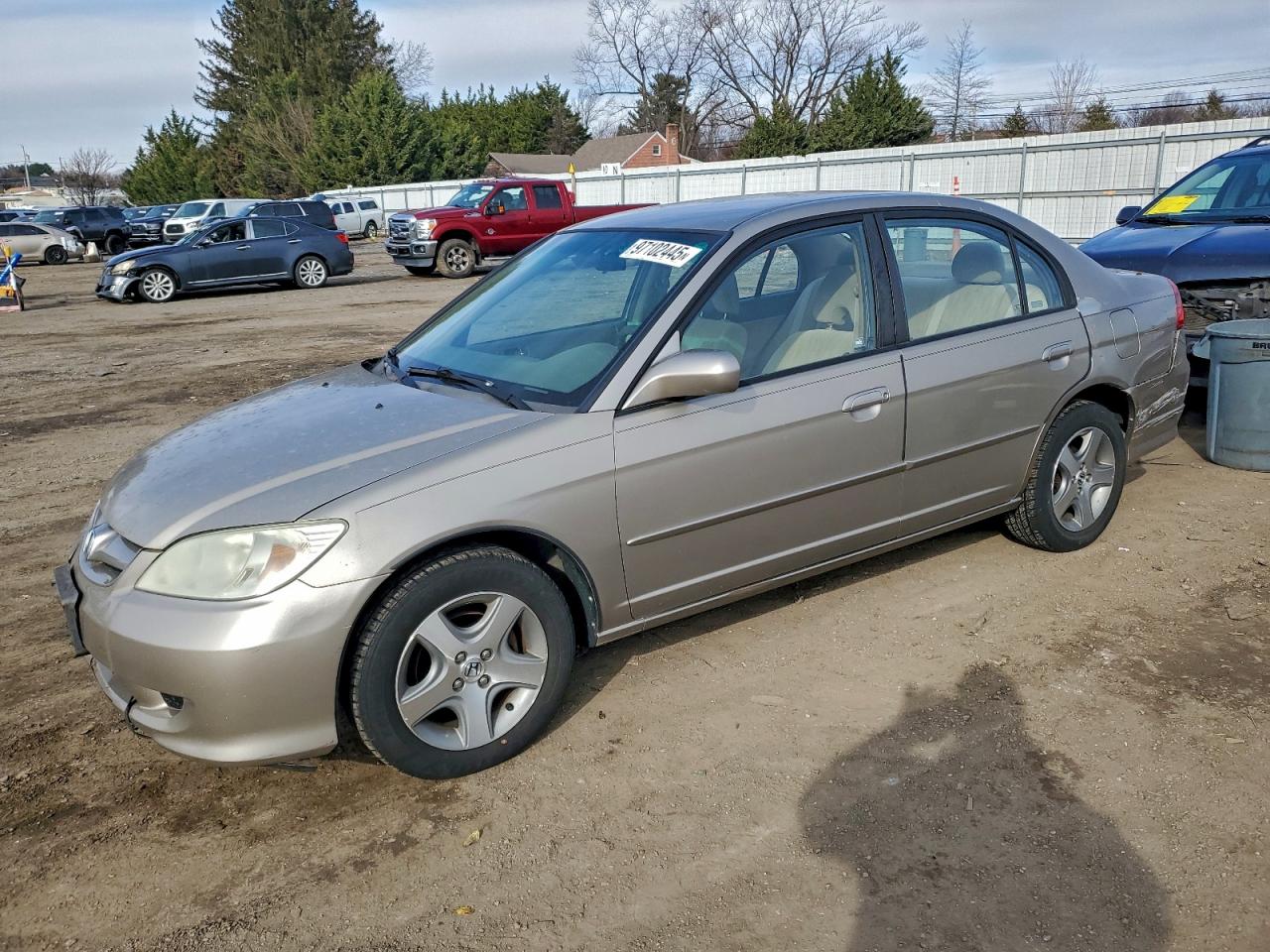 Lot #3315785354 2005 HONDA CIVIC LX
