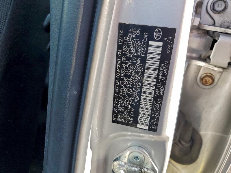 2015 TOYOTA PRIUS C #3304515547