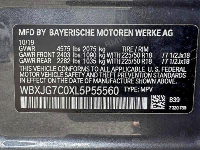 2020 BMW X1 SDRIVE2 #3304522444
