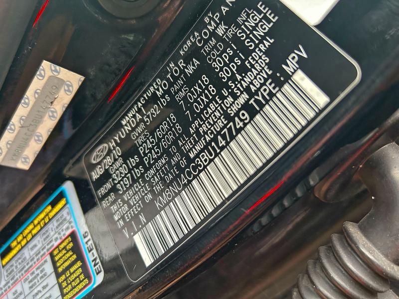 2011 HYUNDAI VERACRUZ G #3308280165