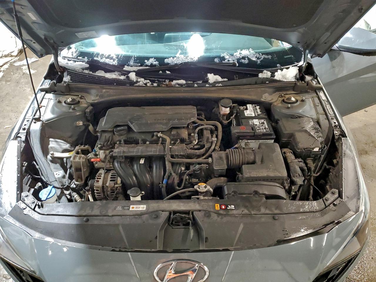 Lot #3315962128 2021 HYUNDAI ELANTRA SE