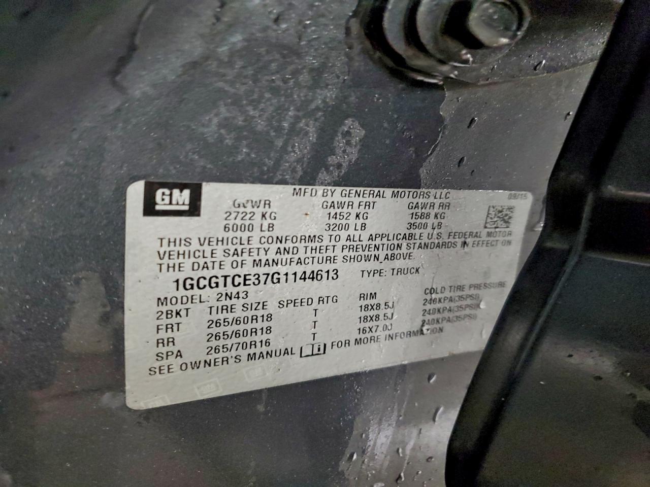 CHEVROLET COLORADO LT