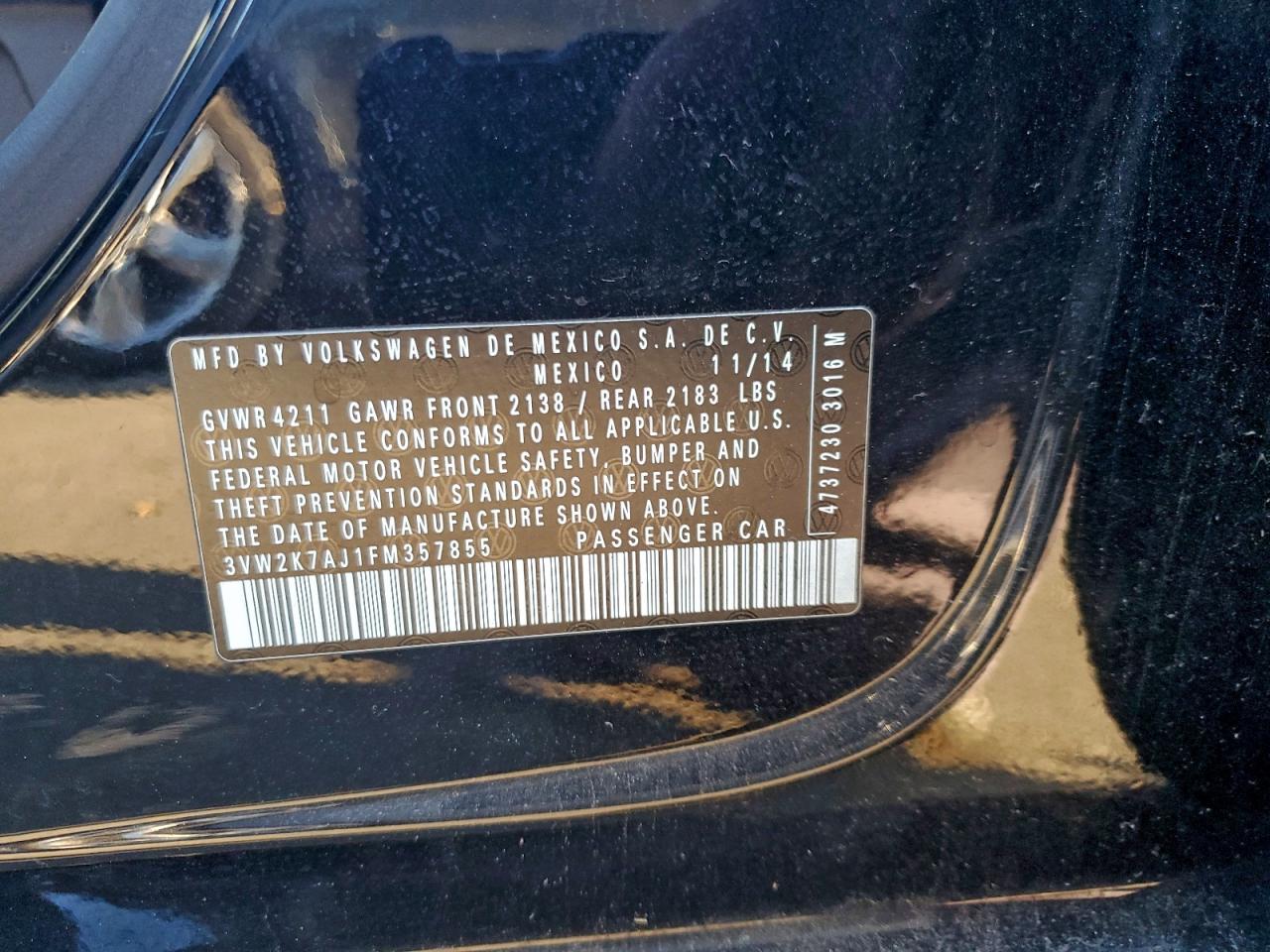 VOLKSWAGEN JETTA BASE