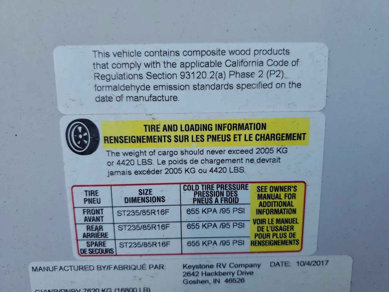 Lot #3318935914 2018 DUTCHMEN TRAILER