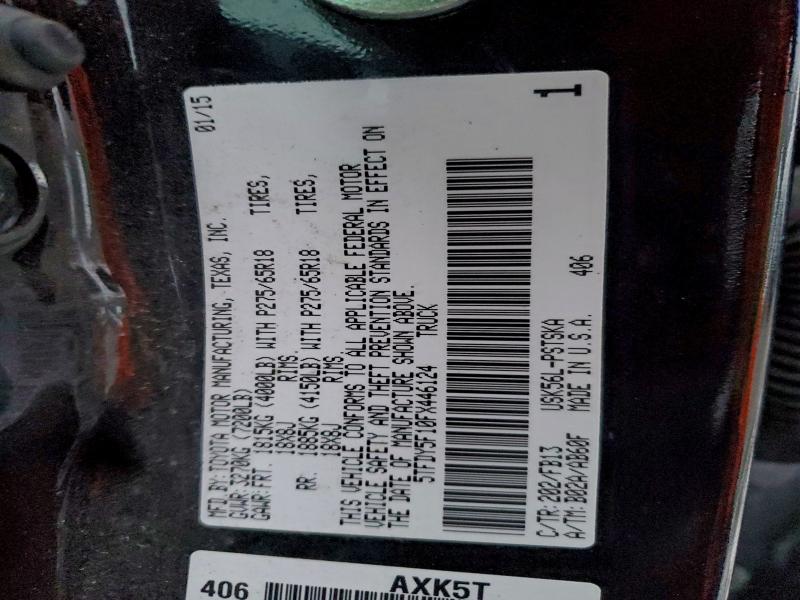 2015 TOYOTA TUNDRA CRE #3303962722