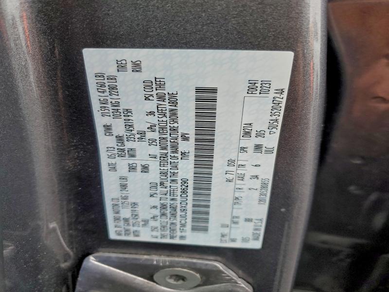 2013 FORD ESCAPE TIT #3310364014