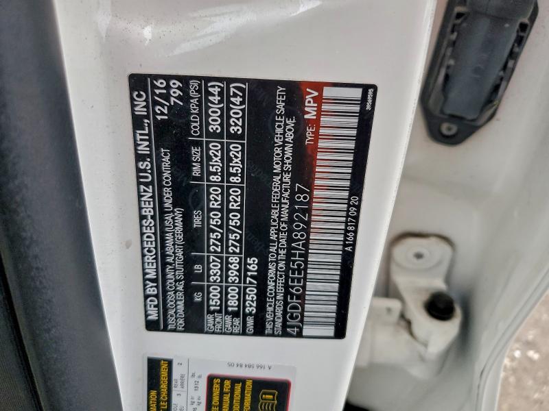 2017 MERCEDES-BENZ GLS 450 4M #3316839670