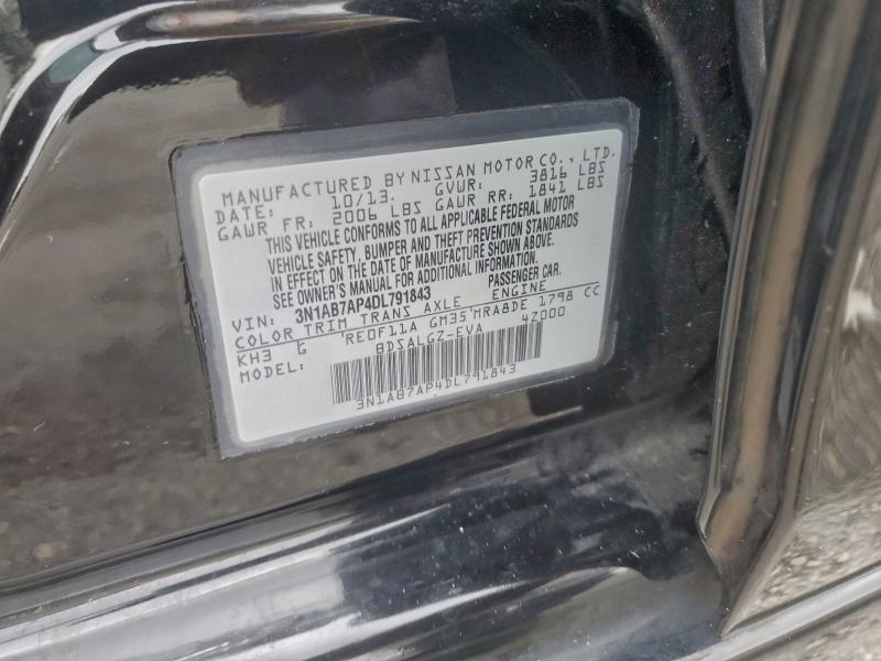 2013 NISSAN SENTRA S #3309369990