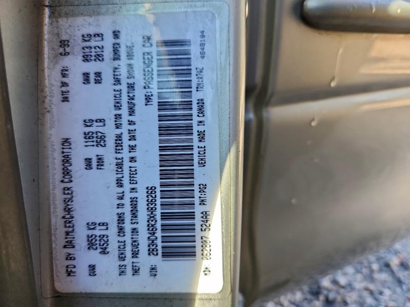 1999 DODGE INTREPID #3312589208