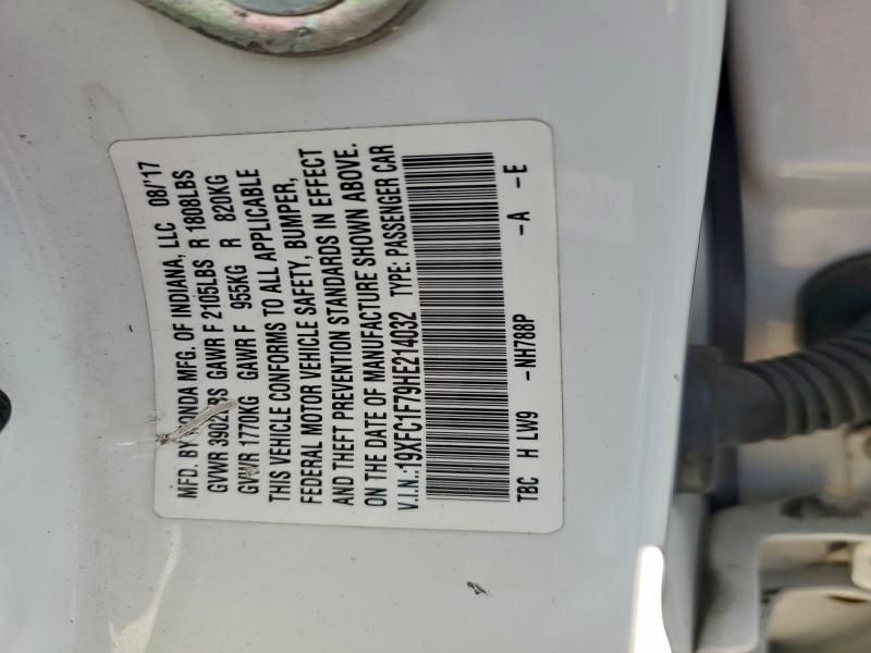 2017 HONDA CIVIC EXL #3305301352