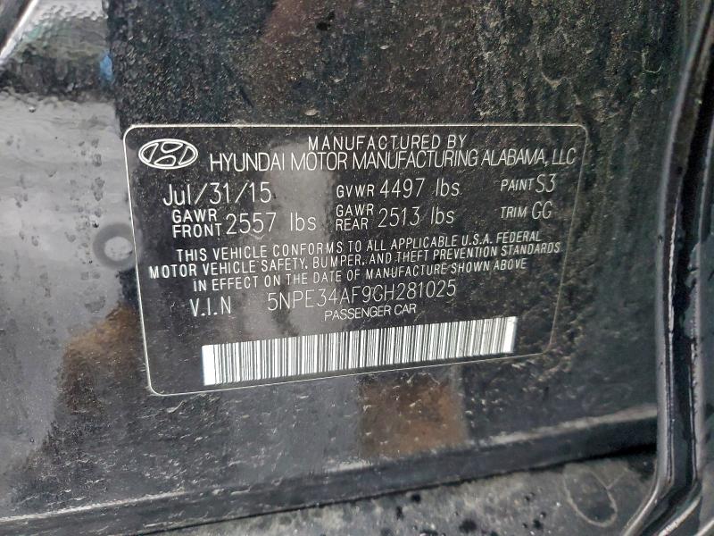 2016 HYUNDAI SONATA SPO #3303059599