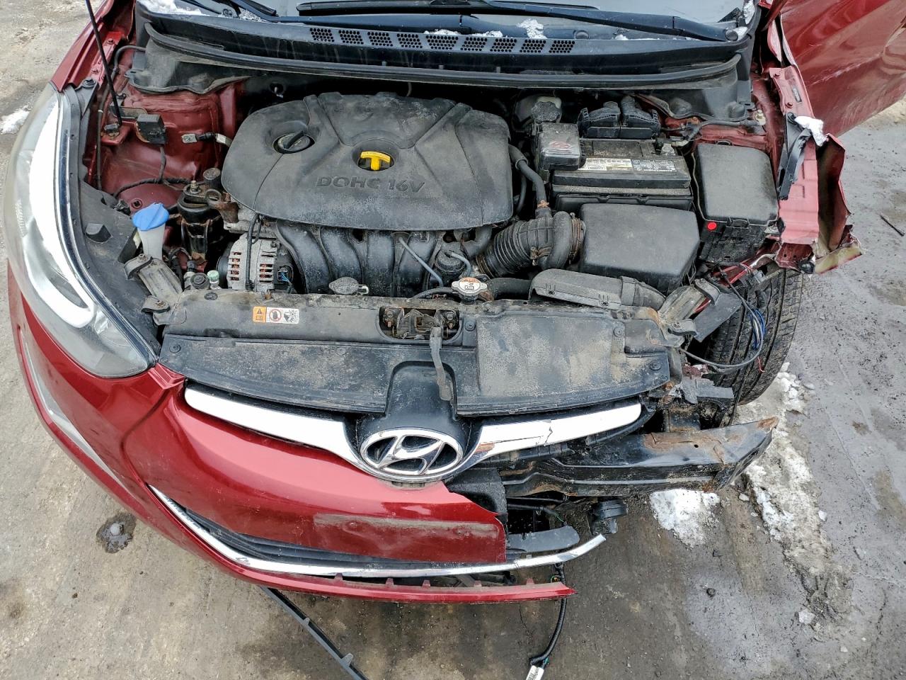 Lot #3315970107 2016 HYUNDAI ELANTRA SE