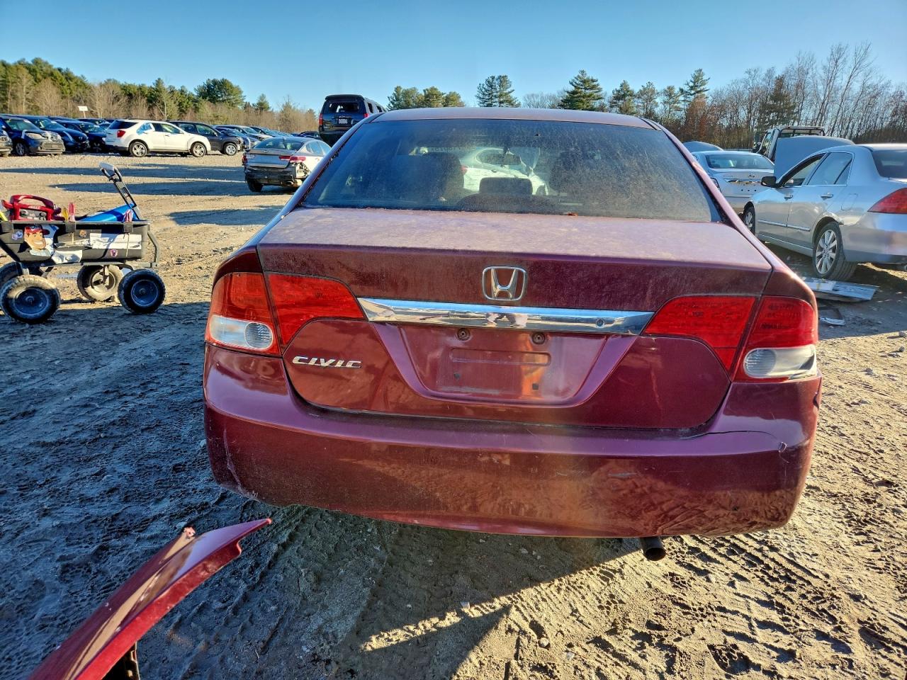 Lot #3304359586 2011 HONDA CIVIC LX