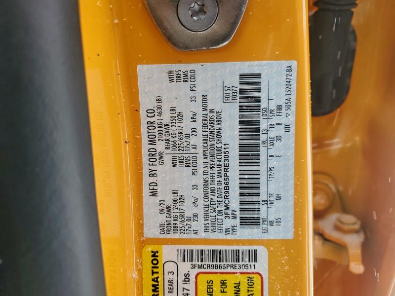 2023 FORD BRONCO SPO #3312583170