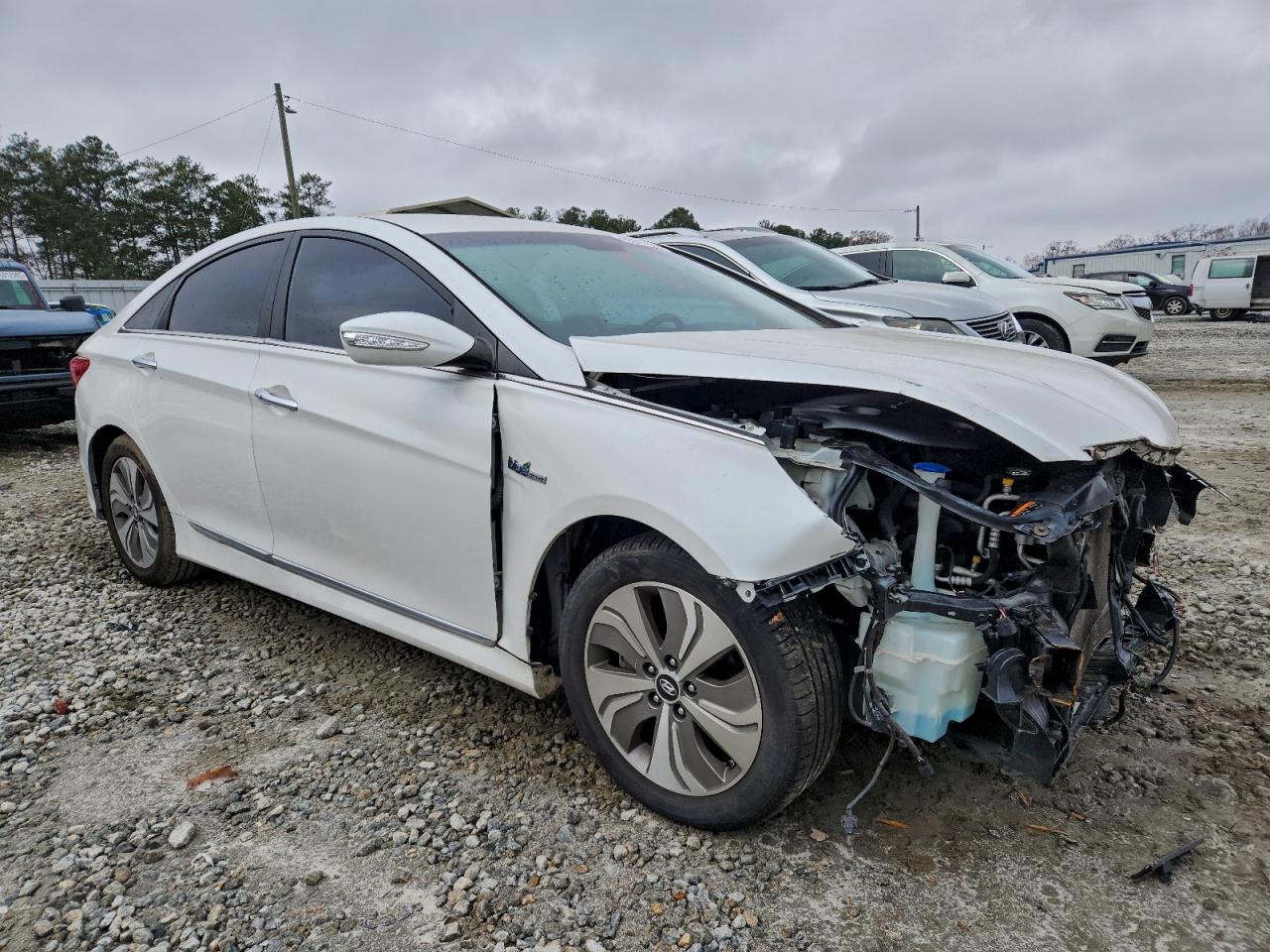Lot #3309278625 2015 HYUNDAI SONATA HYB