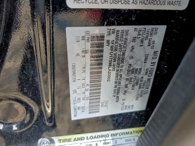 2008 FORD EXPEDITION #3309315996