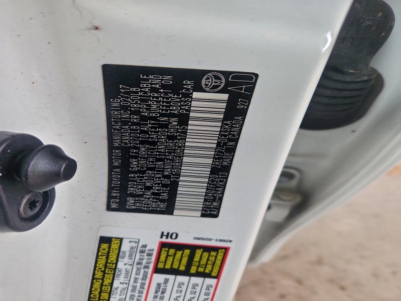 2017 TOYOTA COROLLA L #3304750944