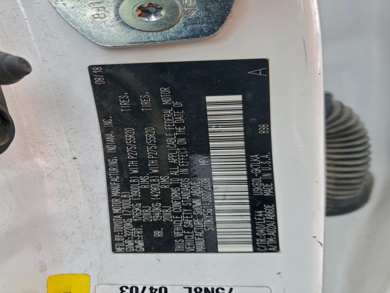 TOYOTA SEQUOIA LIMITED