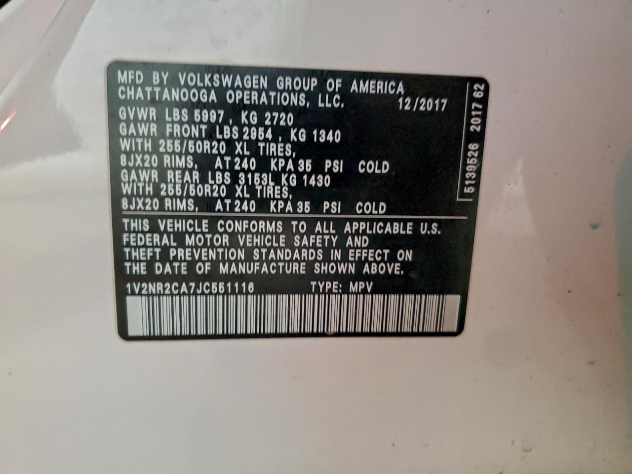 VOLKSWAGEN ATLAS SEL PREMIUM