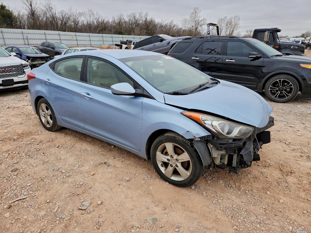Lot #3316710401 2011 HYUNDAI ELANTRA GL
